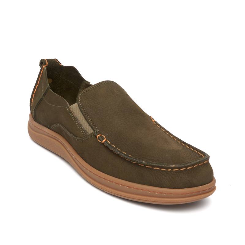 215341-khaki Мокасины муж.кожа-кожа хаки